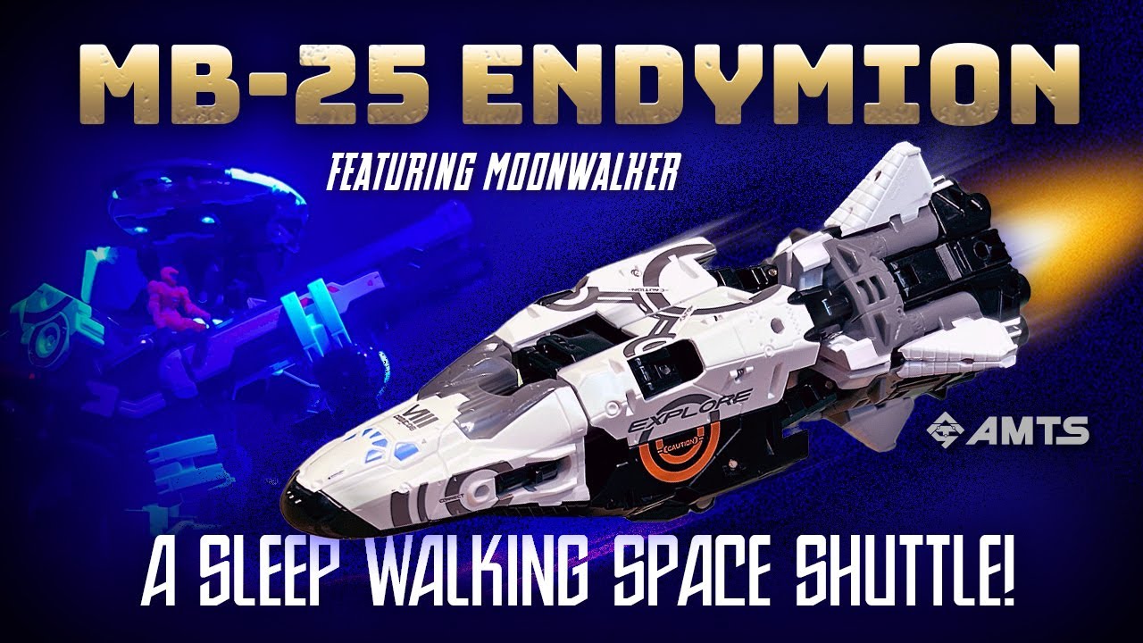 52Toys Megabox MB-25 Endymion is a Sleepy Space Shuttle! Review, Plus Moonwalker Combiner Robot