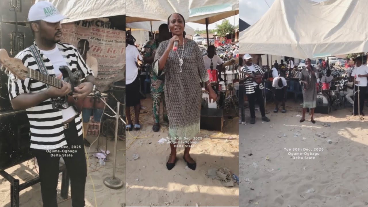 ADAEZE GOSPEL BAND PERFORMING FOR FANS IN KWALE DELTA STATE
