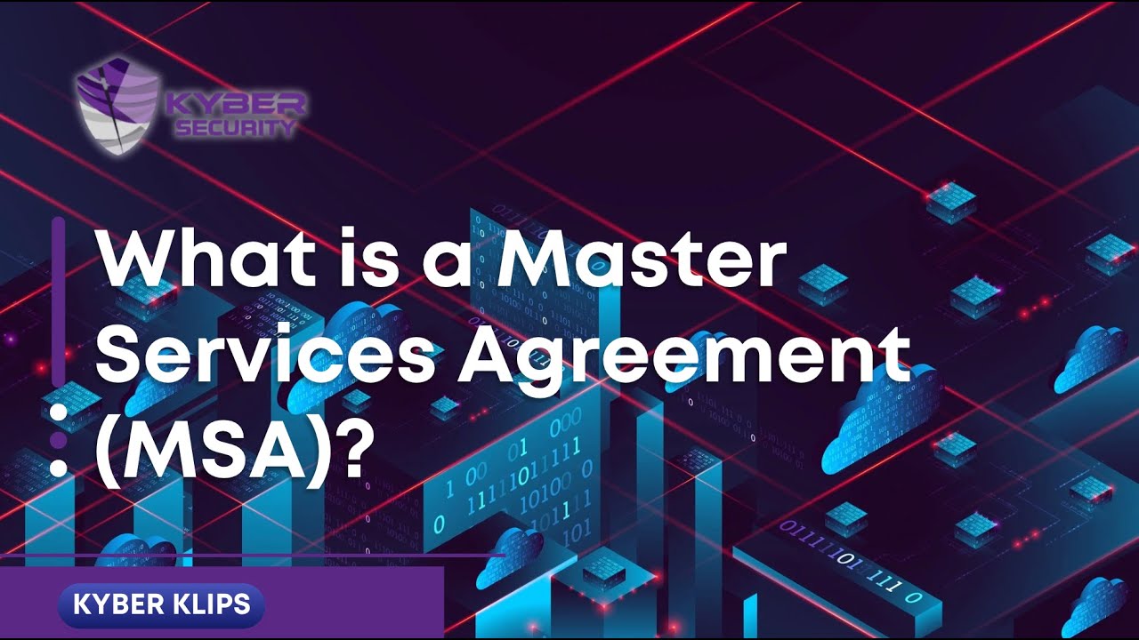 What is a Master Services Agreement (MSA)?