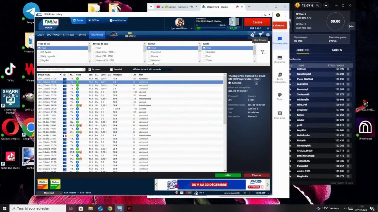 pmu poker et winamax