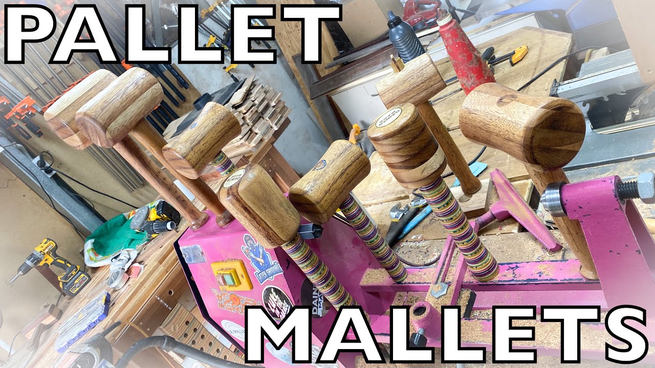Woodturning- making mallets out of pallets
