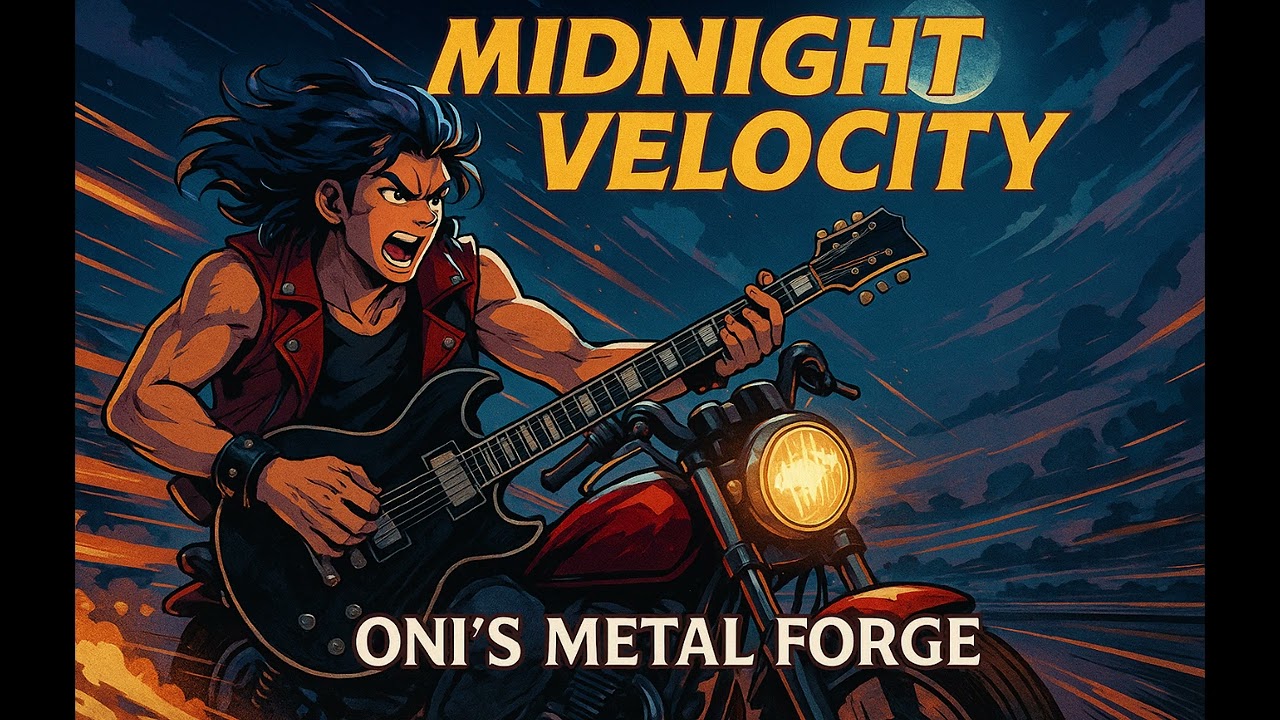 Midnight Velocity | High-Energy Hard Rock Anthem (Official Track) ⚡🔥🏍🎸🤘