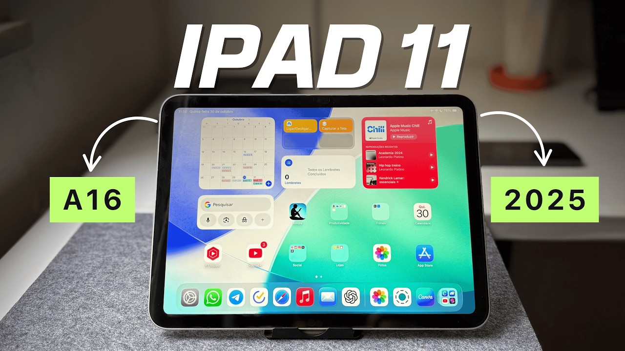 IPad 11 A16: o tablet ideal para estudar e trabalhar?