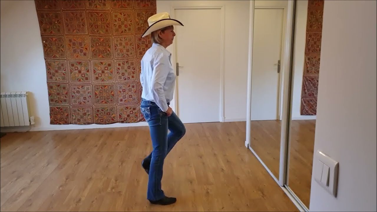sounds like something I'd do    Magali Chabret     line dance country   les pas et la danse