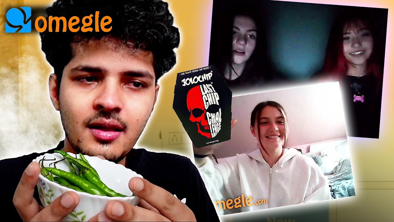OMEGLE CHALLENGE: If I Loose, I Eat Chilli. *Spicier than JOLOCHIP*