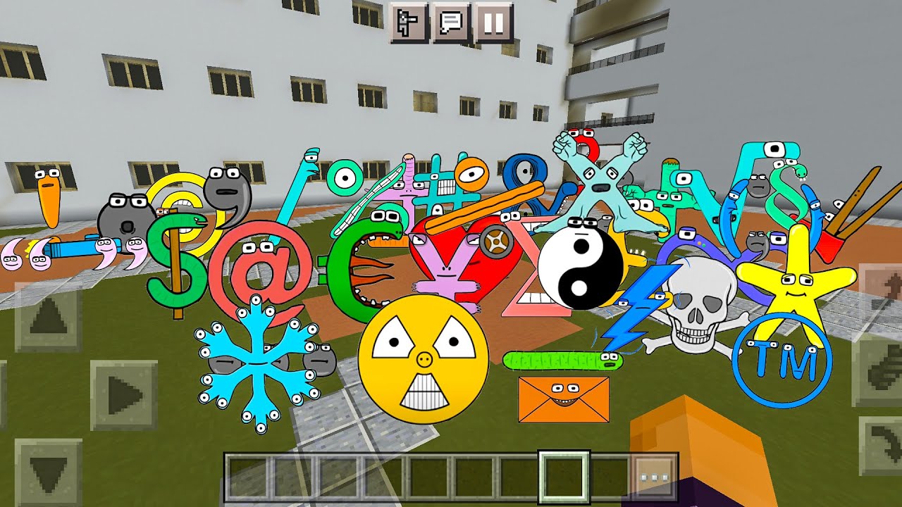 ALL Symbol Lore CHASING Me in Liminal Hotel in Minecraft PE