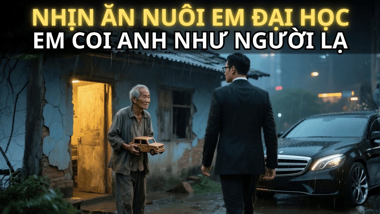 Chuyện Cảm Động: Nhịn ăn nuôi em Đại học, ngày thành đạt em coi anh như người lạ.