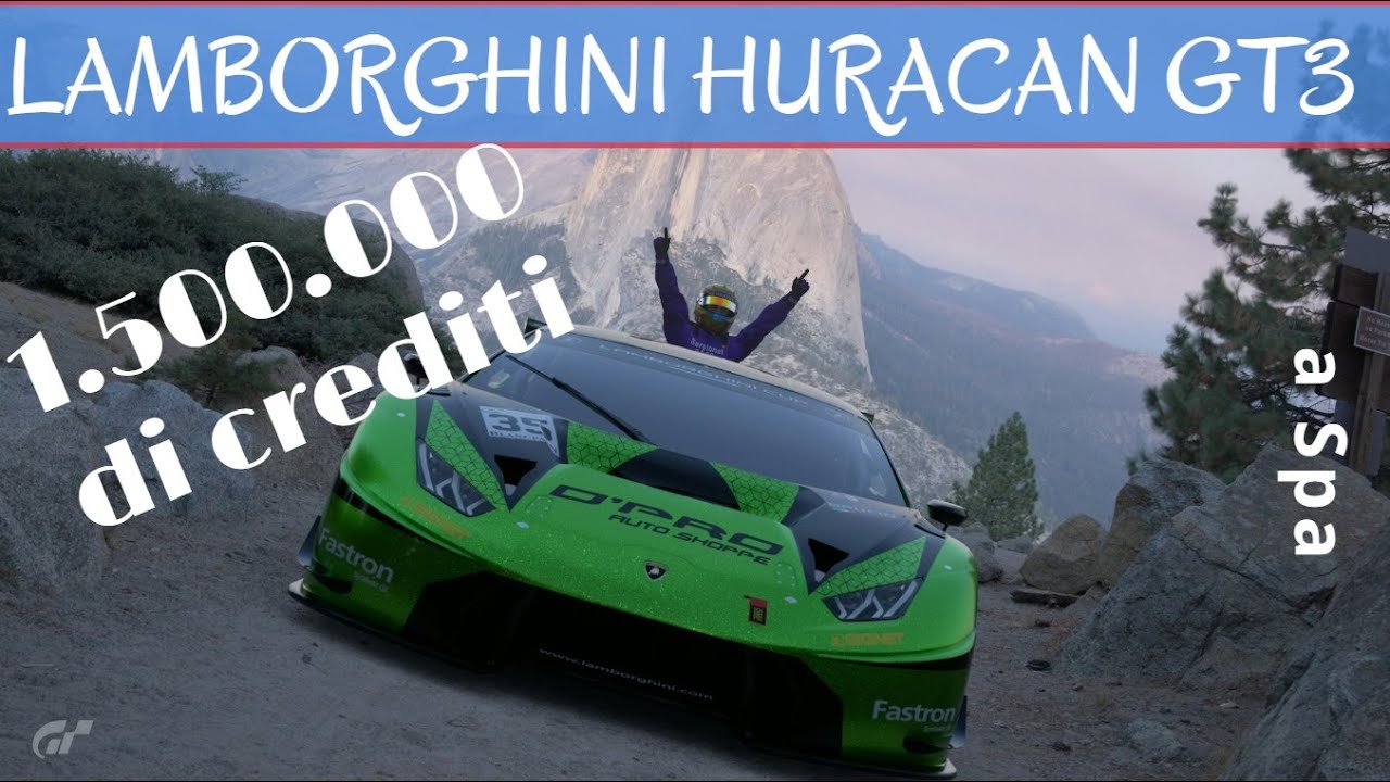 GT7 Lamborghini Huracan GT3 '15 a Spa [patch 1.47]: 1.500.000 crediti in pieno divertimento!