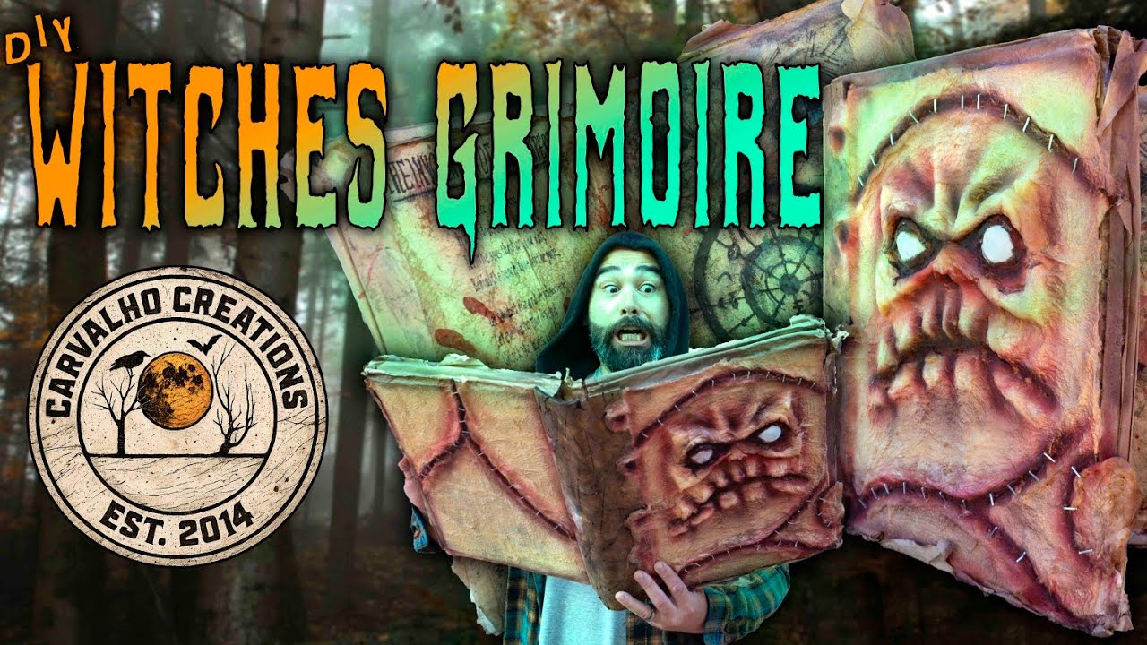 Skin Spellbook DIY – Make a Witch Grimoire from Latex!