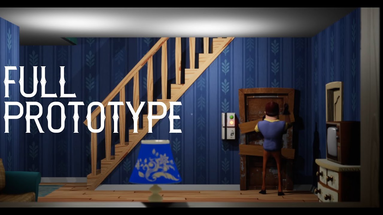 Hello Neighbor: Prototype Full | FANGAME GAMEPLAY
