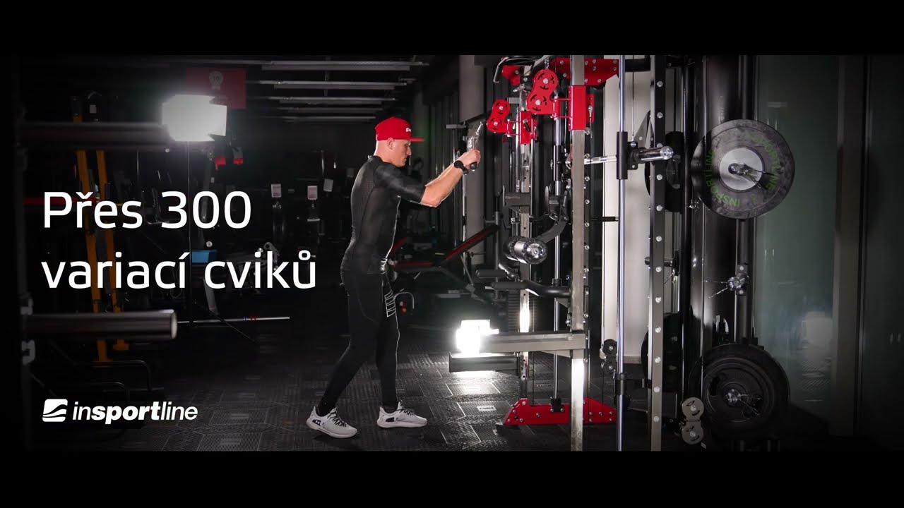 Posilovací stojan inSPORTline Cable Column CC600, Akční klip
