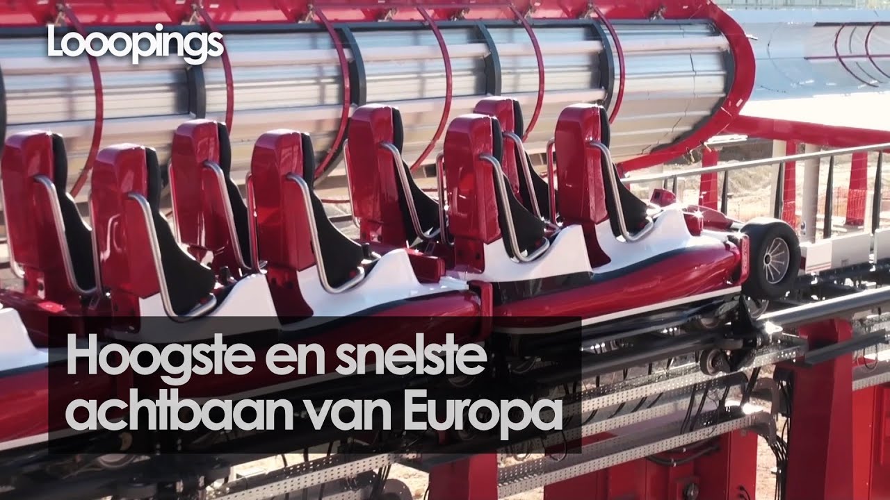Hoogste en snelste achtbaan van Europa - Ferrari Land (PortAventura World)