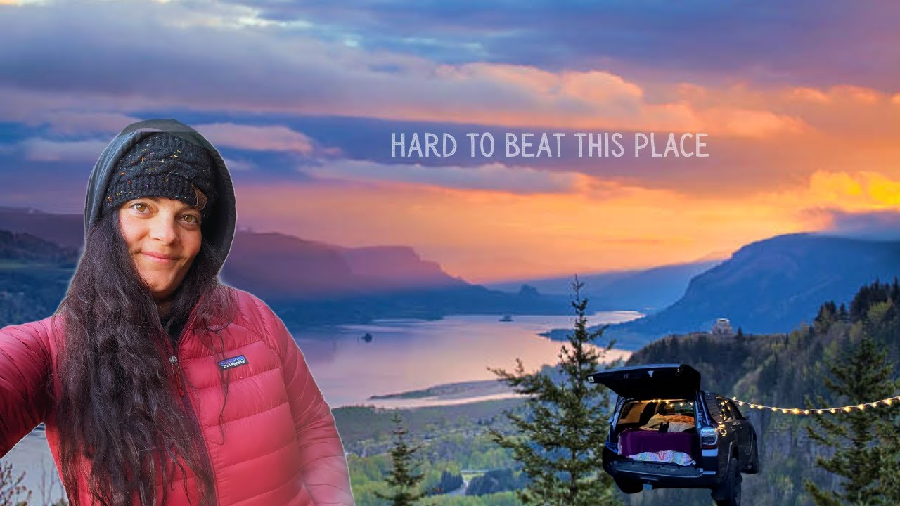 Camping in the Columbia River Gorge | Carson Spa + a Dip in a HOT spring (sort of) 🥵