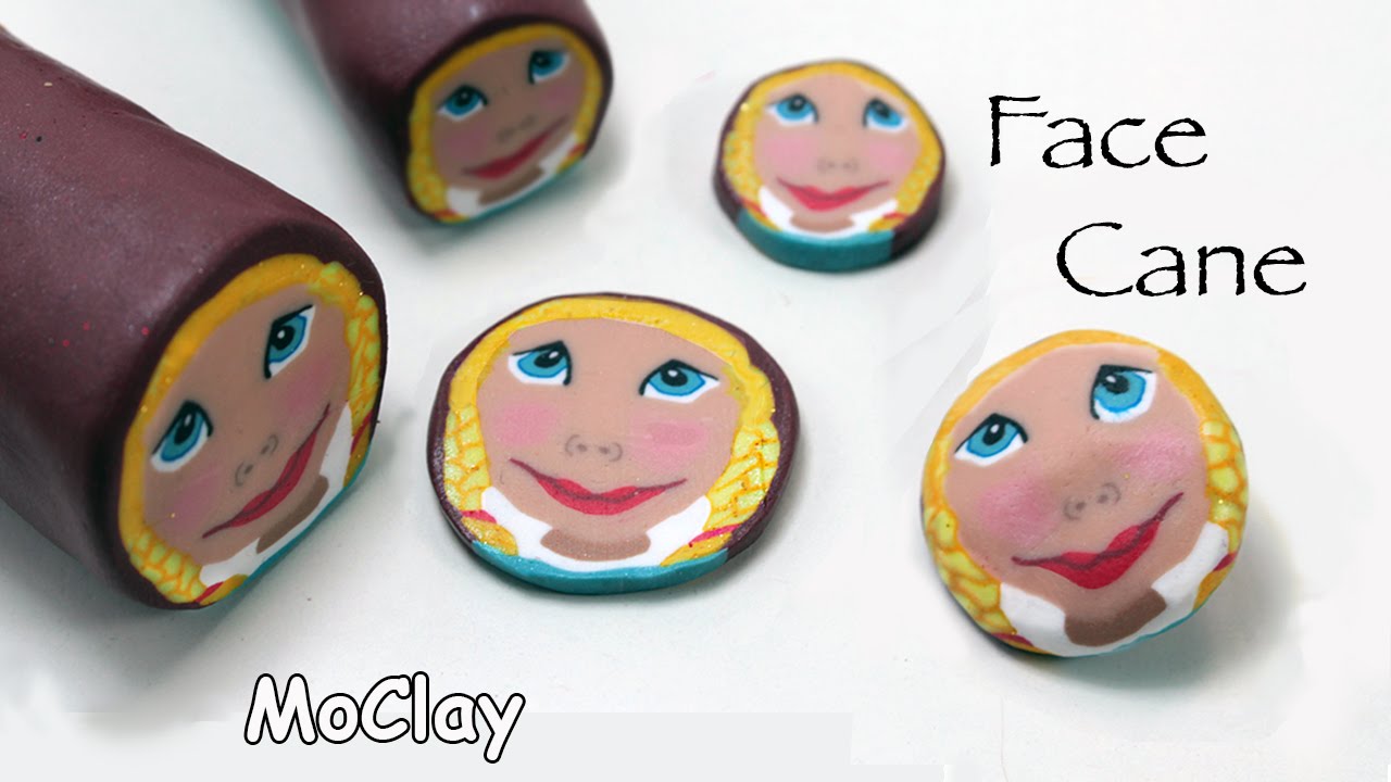 DIY Polymer Face Cane tutorial