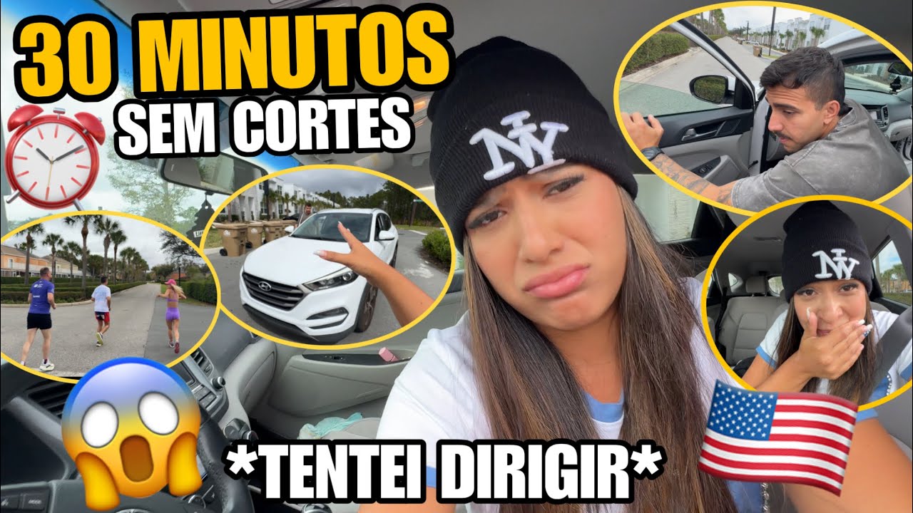 MINHA PRIMEIRA VEZ DIRIGINDO NOS ESTADOS UNIDOS! 😱🇺🇸 *V&Iacute;DEO SEM CORTES* 