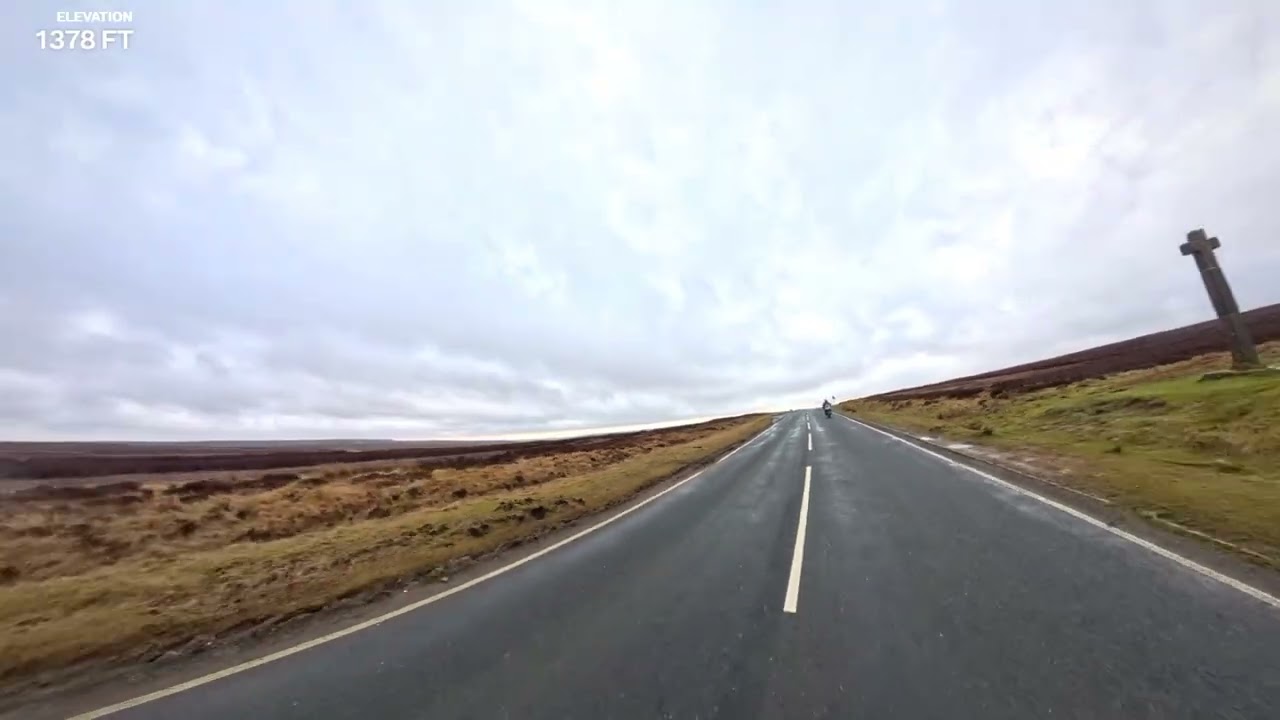 March 1st, road ride around Helmsley and North Yorkshire Moors