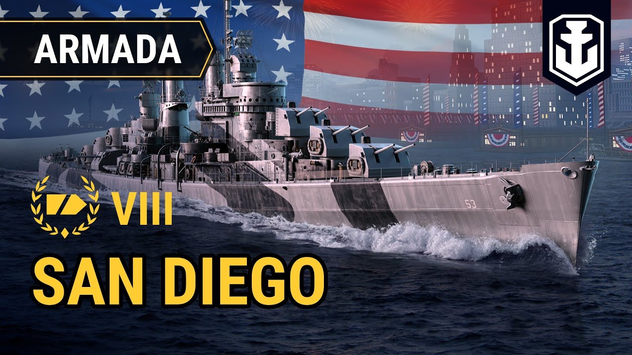Armada: San Diego — American Cruiser |  World of Warships