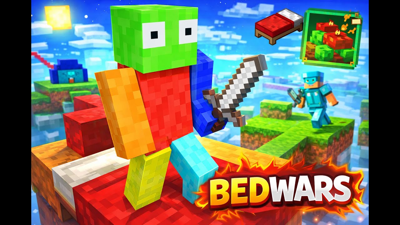 Epic Bedwars Battle!! (Edited)