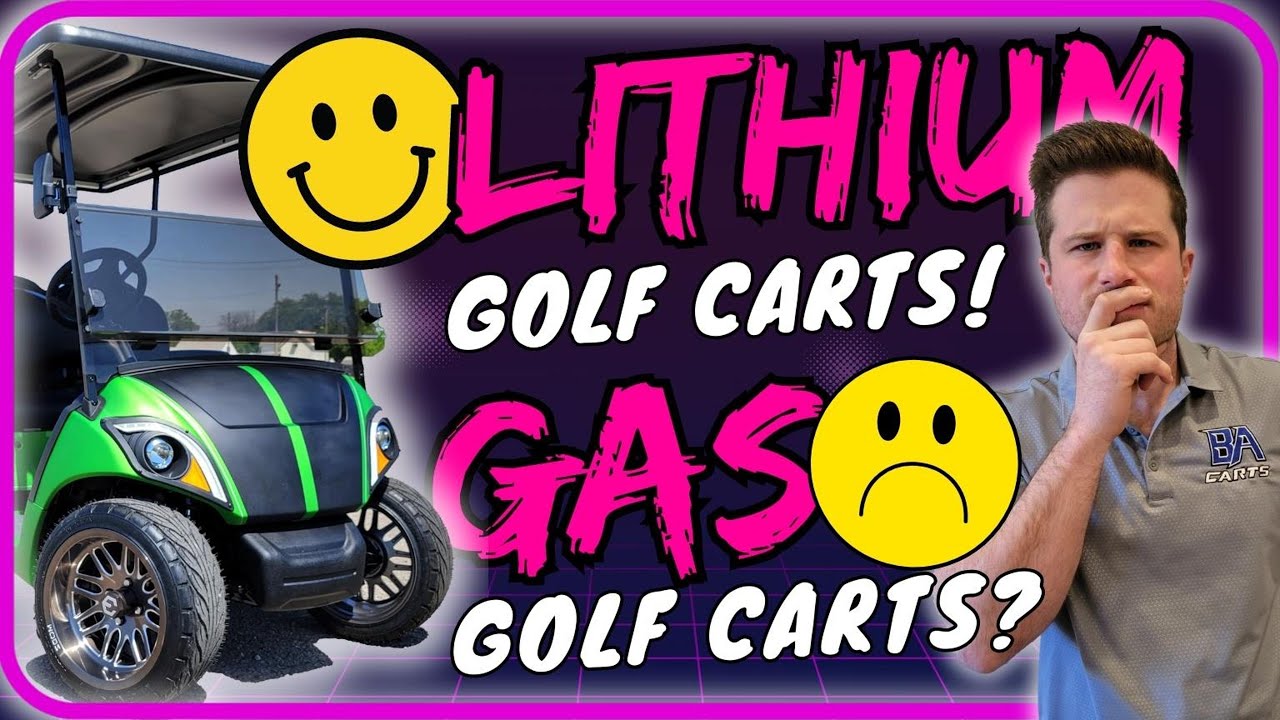 Why Lithium Golf Carts are Better Than Gas Golf Carts!