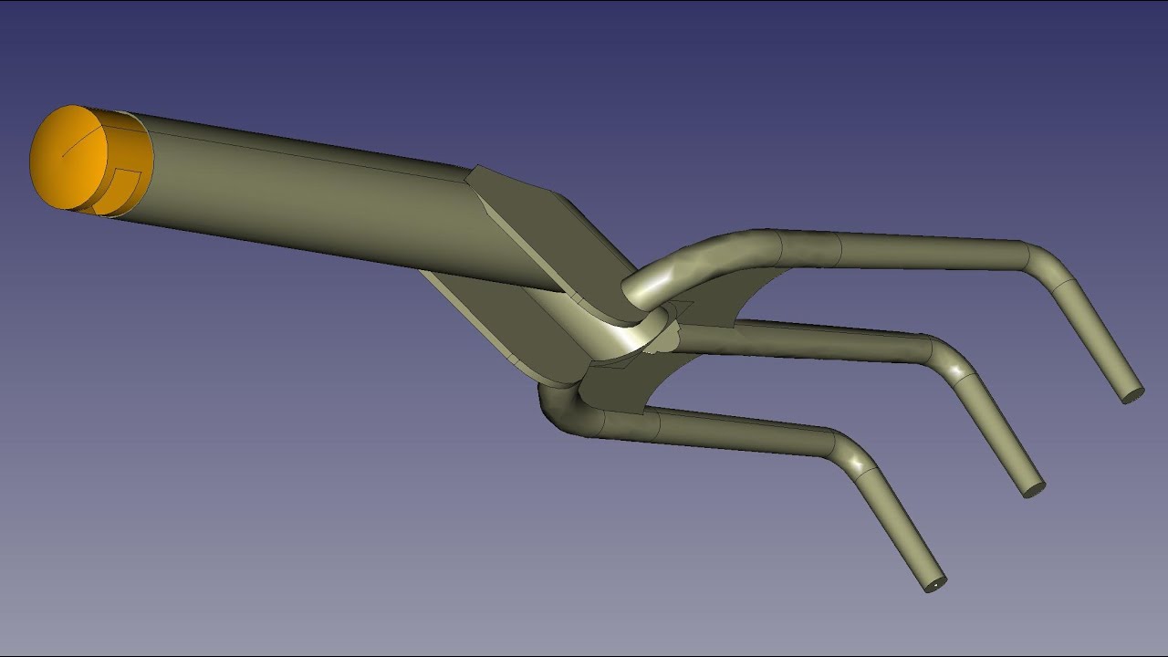 FreeCAD Draw a complicated Plastic thing
