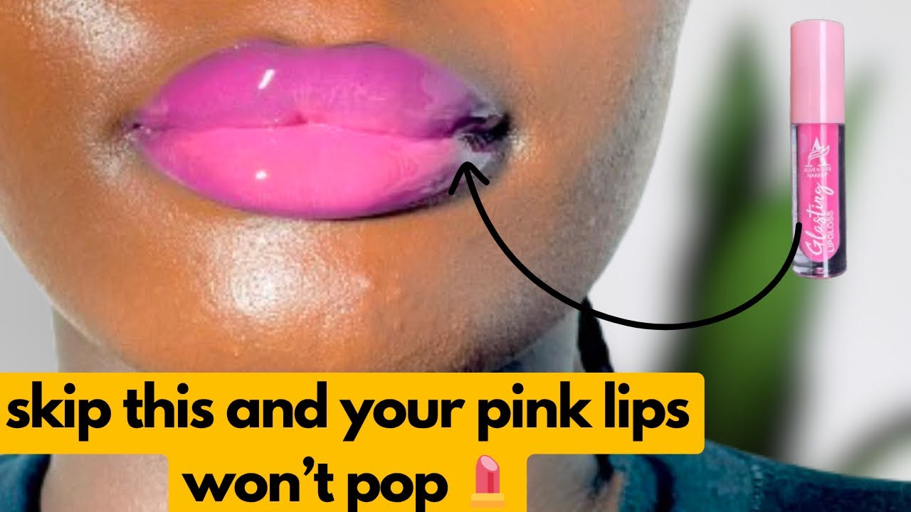 PINK LIP COMBO FOR DARK SKIN | PINK LIP COMBO TUTORIAL | DARK SKIN