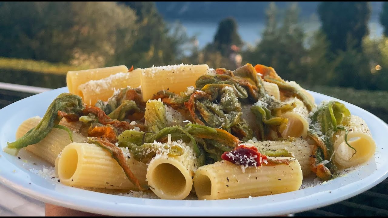 PASTA AI FIORI DI ZUCCHINA ❤️ how to make it creamy