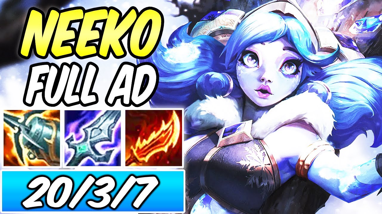 S+ INSANE BROKEN FULL ATTACK SPEED ON-HIT AD NEEKO TOP | Build & Runes | S11 | League of Legends