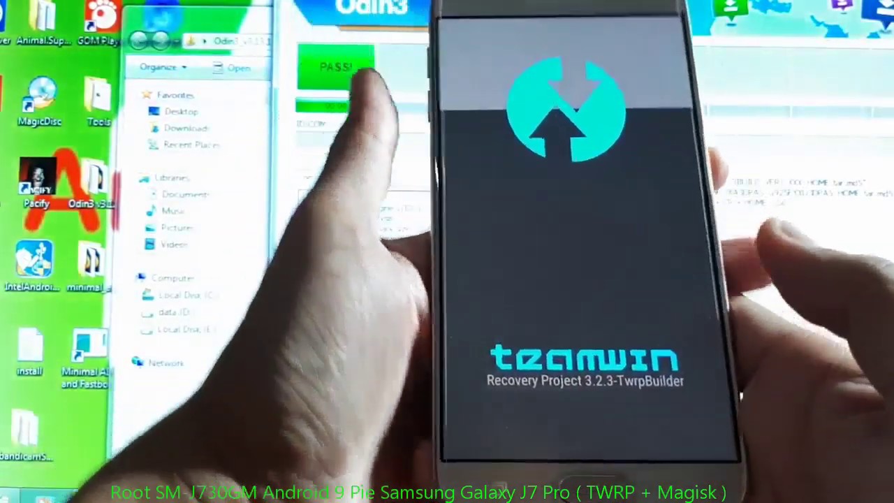 Root SM-J730GM Android 9 Pie Samsung Galaxy J7 Pro ( TWRP + Magisk )
