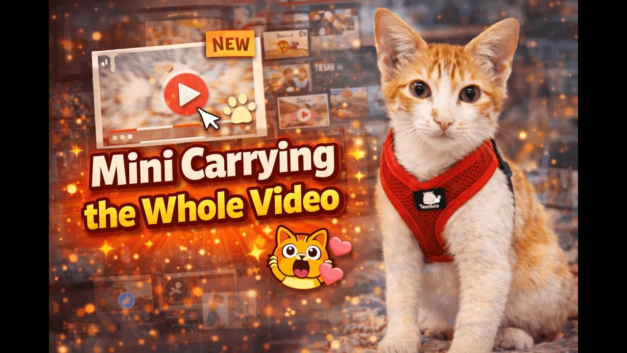 Mini Carrying the Whole Video 🐾