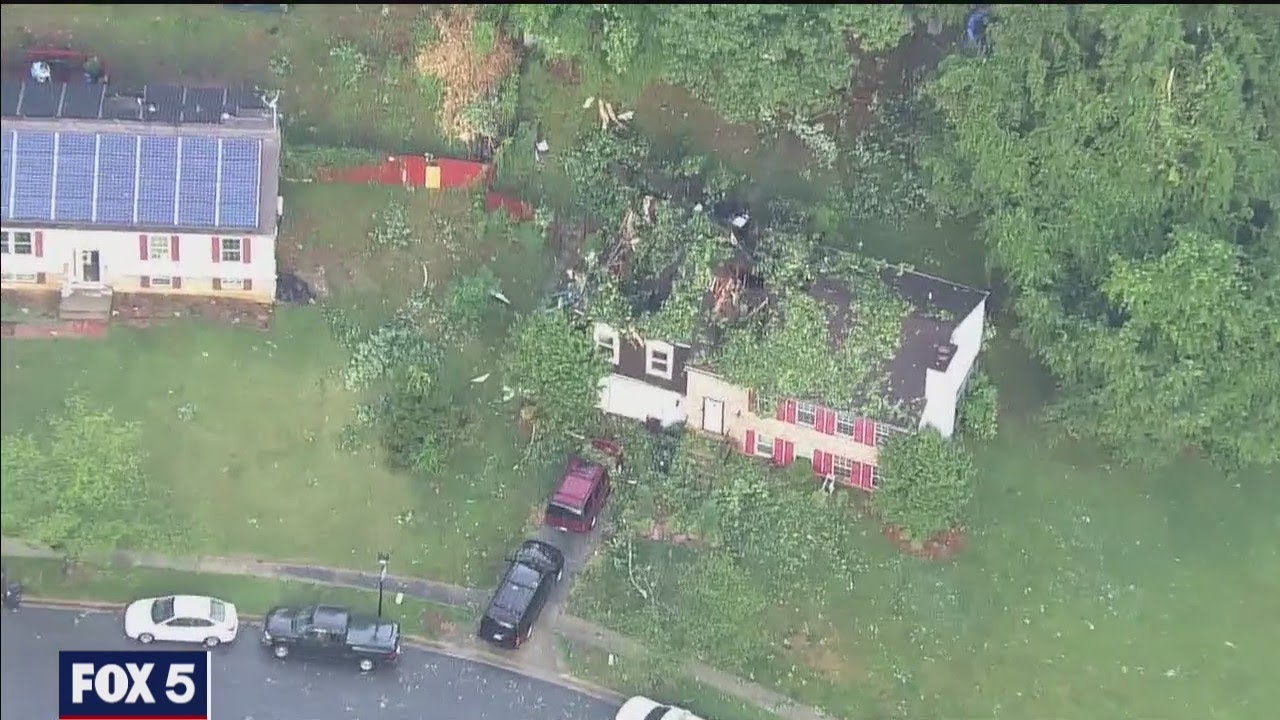 DRONE FOOTAGE: Storm damage across DC region | FOX 5 DC