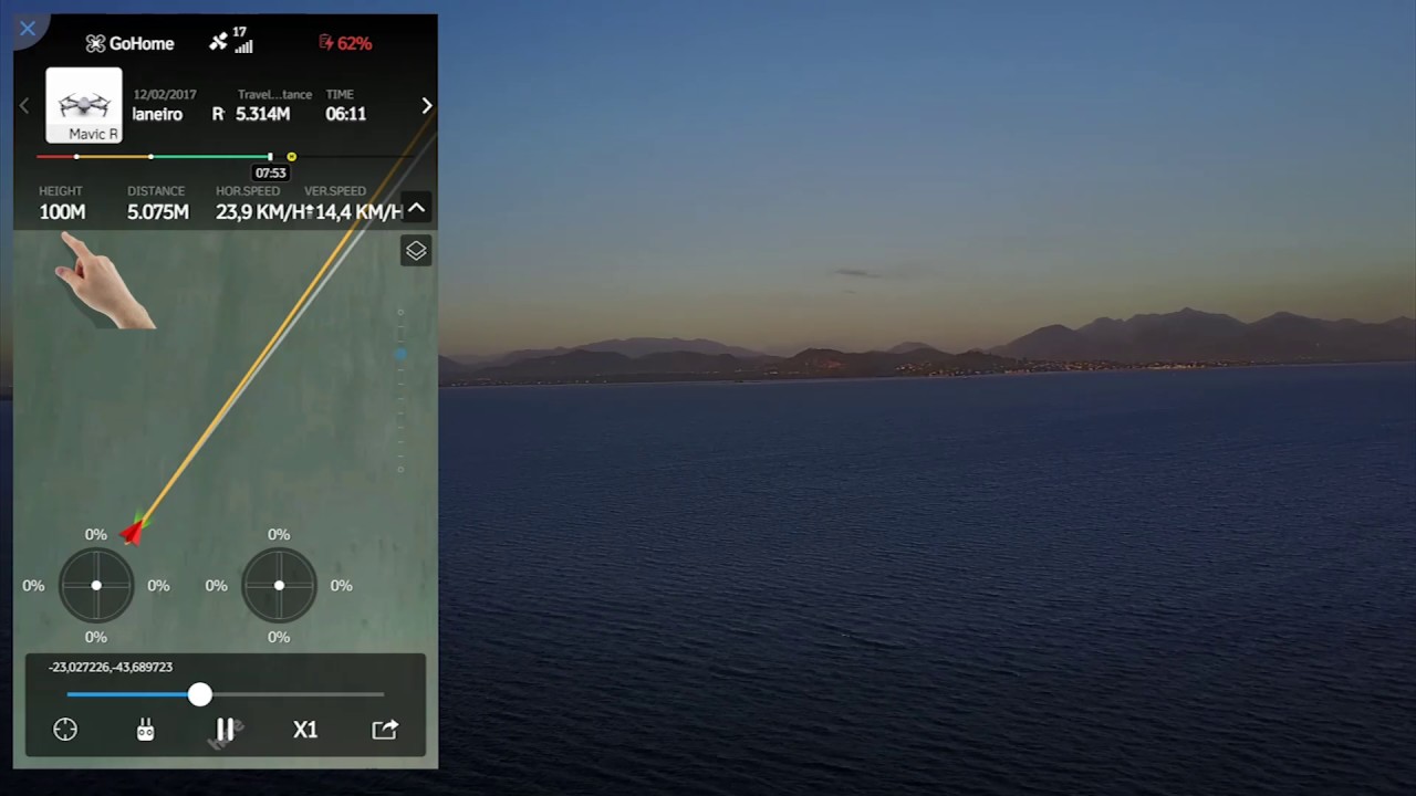 Teste Distancia Mavic PRO 5,1 KM mas o Final n&atilde;o foi muito legal.