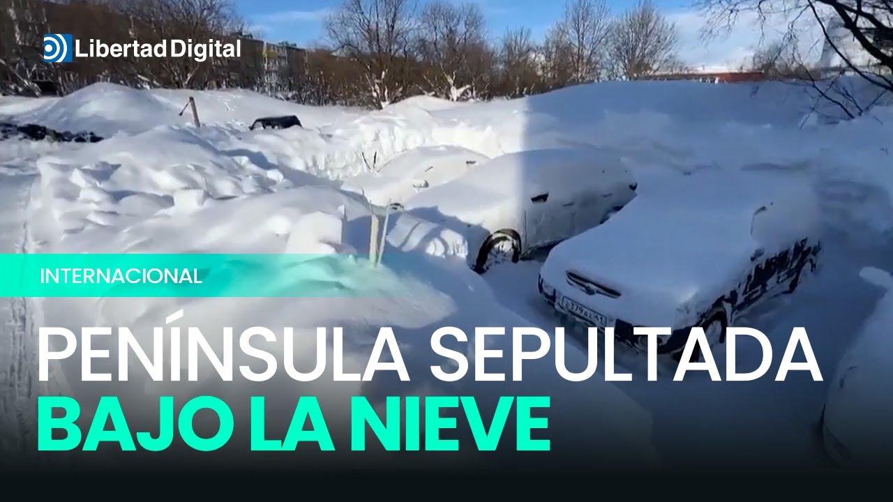 Kamchatka, enterrada bajo la mayor nevada en seis décadas
