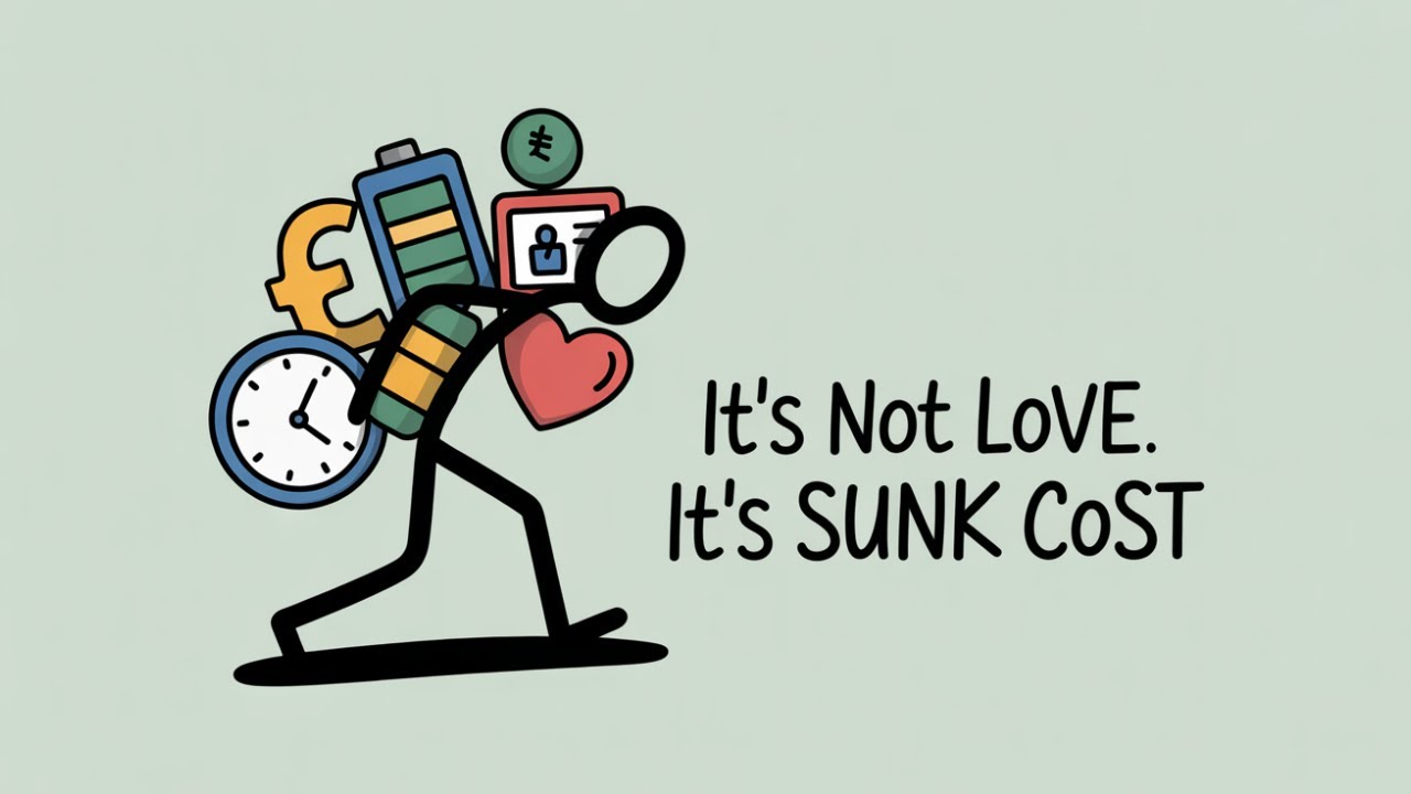 Why Do We Stay in Toxic Relationship- SUNK COST FALLACY Explained