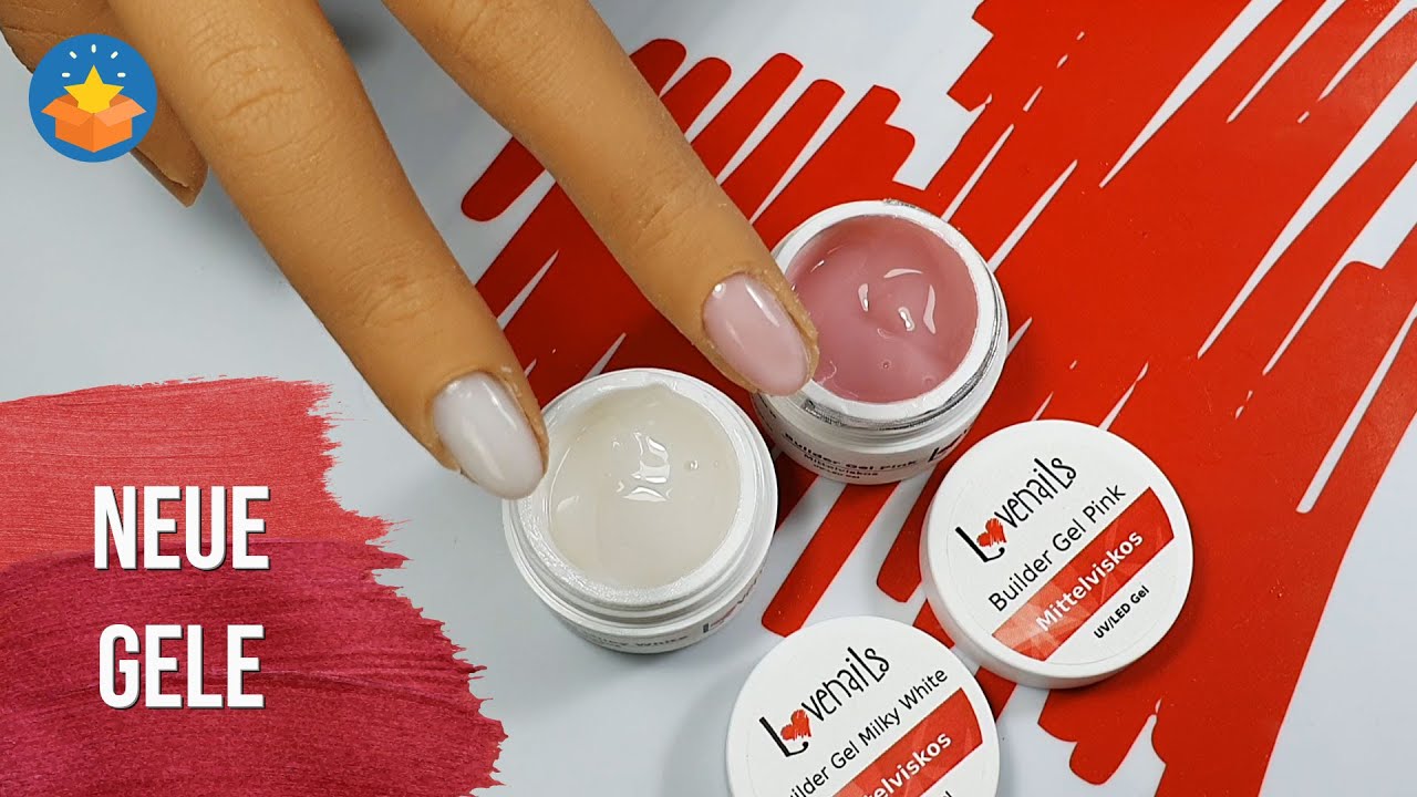 Aufbau Gel Pink & Milky White f&uuml;r Gelmodellage | Vorstellung #18