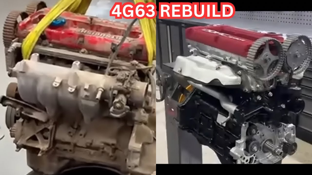Saving a Junkyard 4G63 Engine &mdash; Full OEM Rebuild