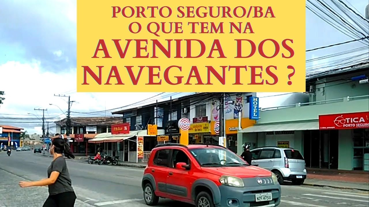 Comércio na avenida dos navegantes Porto Seguro Bahia