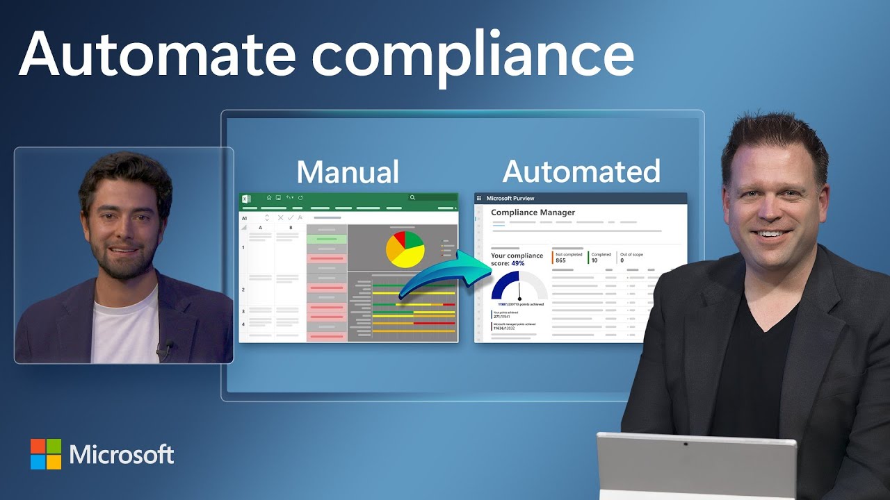 Упростите соблюдение нормативных требований с помощью Microsoft Purview Compliance Manager