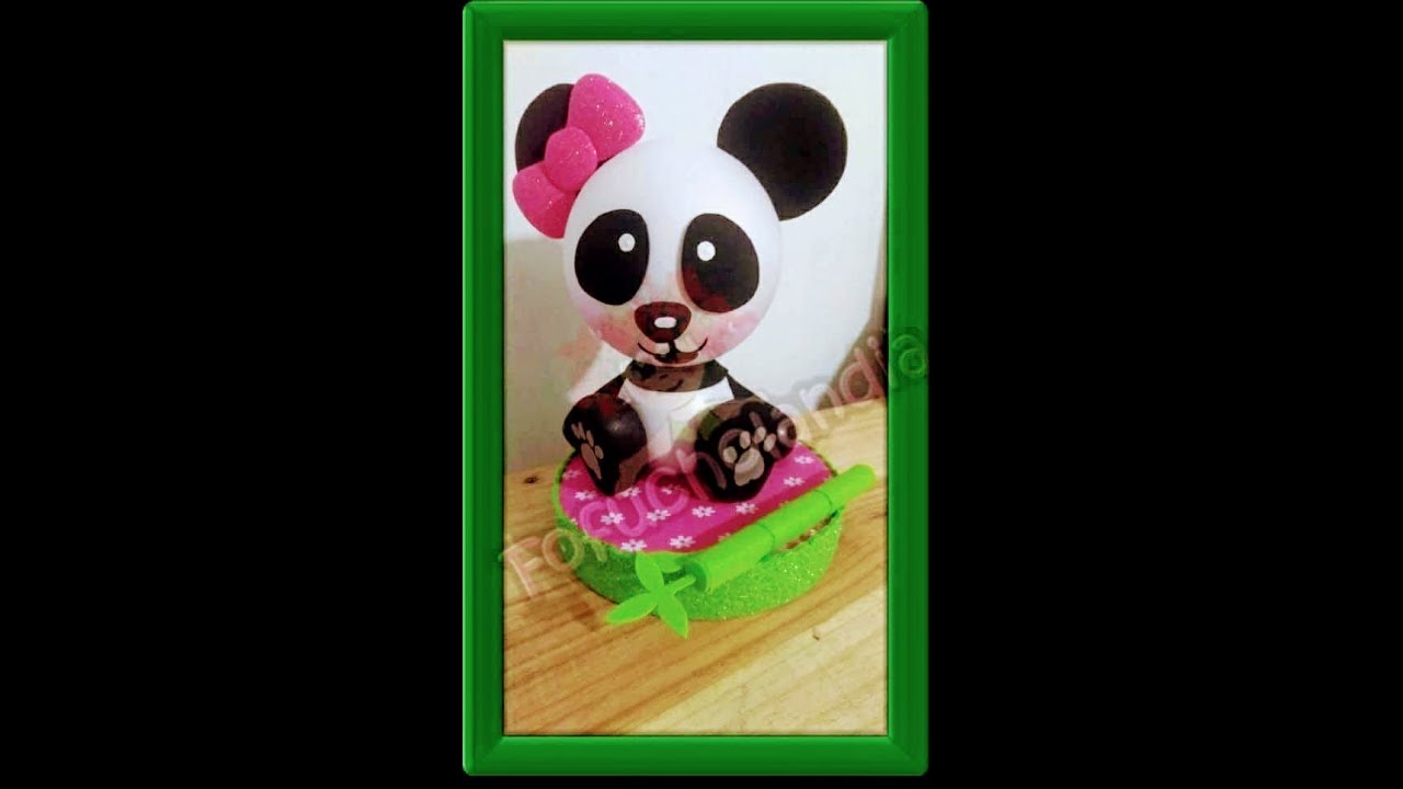 Porta celular  osito panda Panda