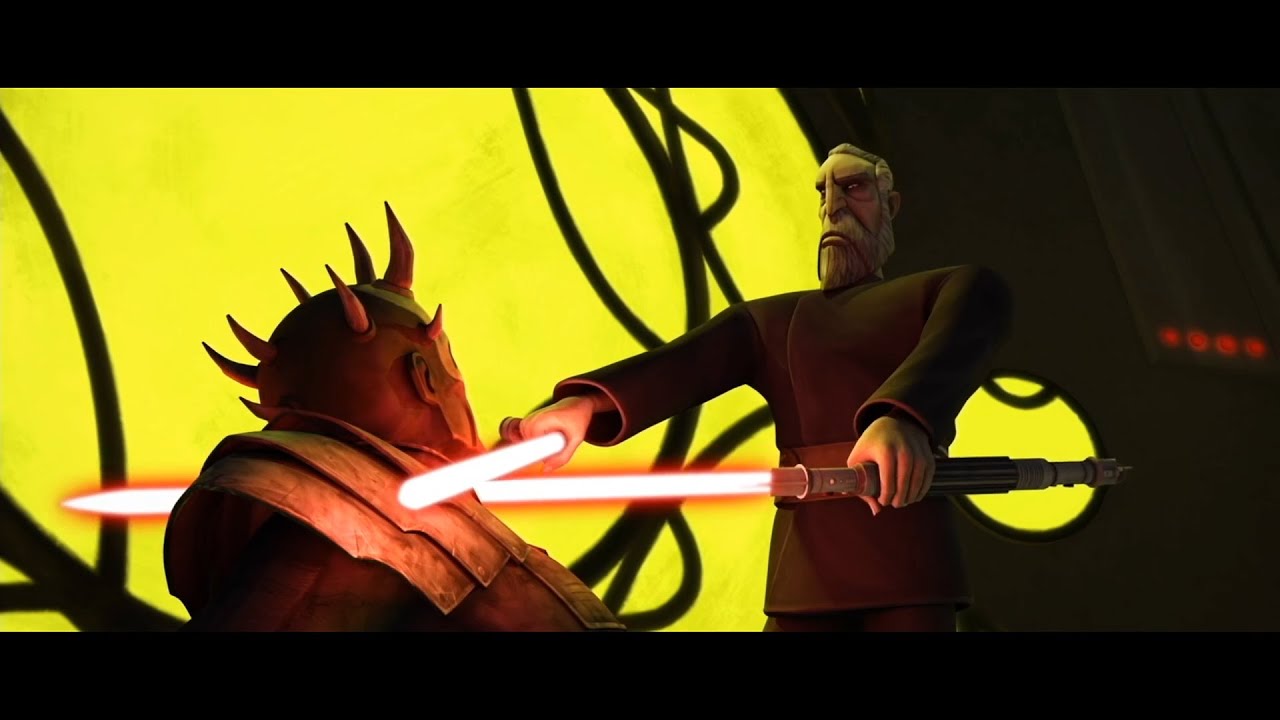 Star Wars The Clone Wars - Count Dooku trainiert Savage Opress