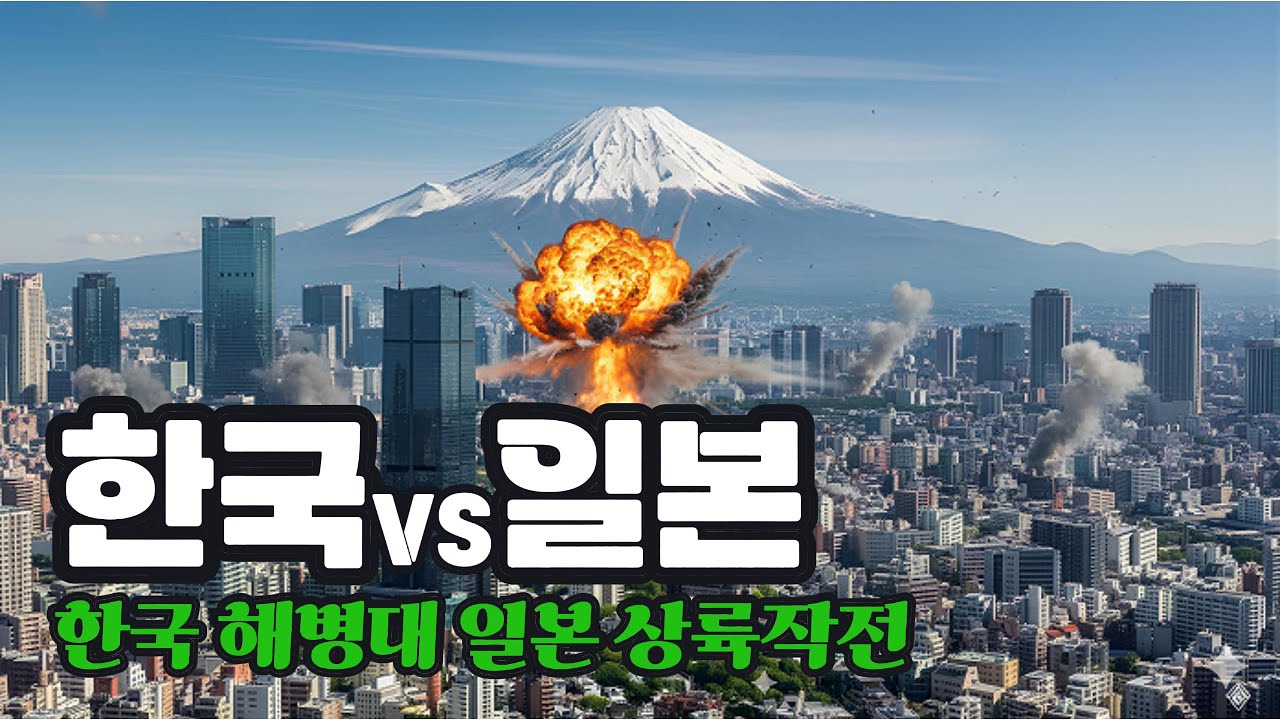 한국 해병대 일본 상륙작전 - 한국VS일본 가상 전쟁 시뮬레이션 시나리오 - 3화 / Korea vs Japan Virtual War Simulation: Episode 3