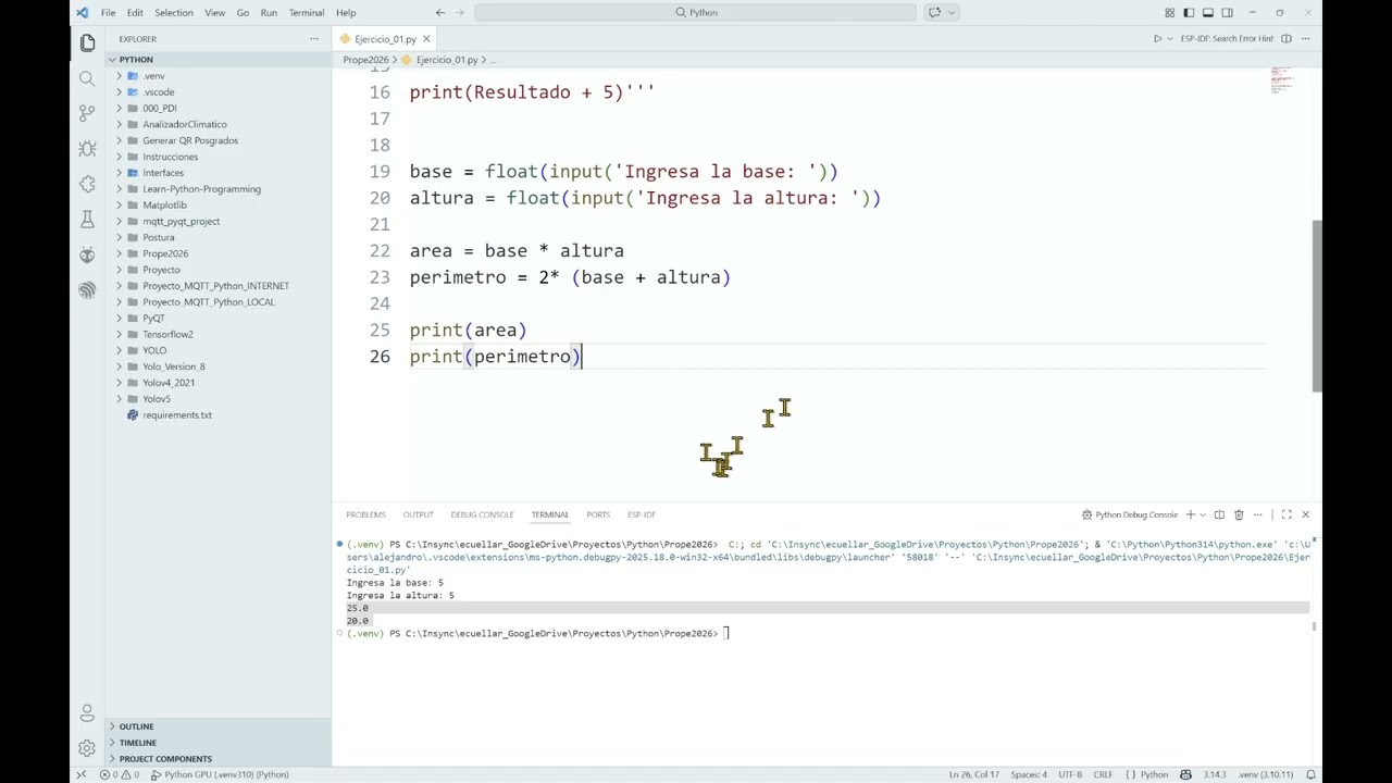 Curso Python - Uso de input y print (.format y f-strings)