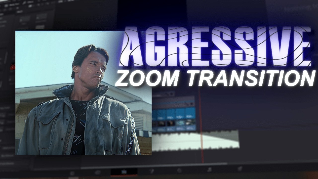 Aggressive Zoom IN & OUT transition | Davinci Resolve Tutorial