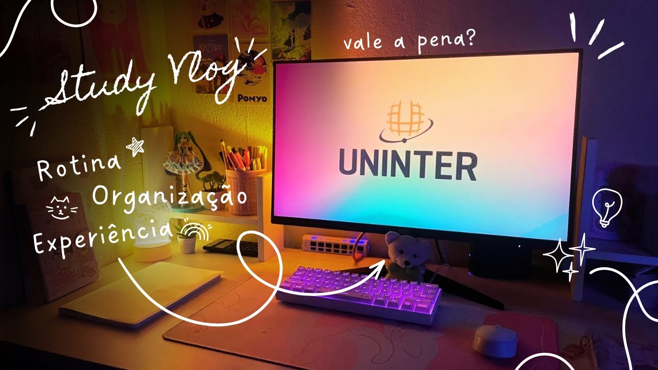 Study Vlog ִ ࣪𖤐.ᐟ  | Como é estudar Eng. de Software á distância na Uninter?