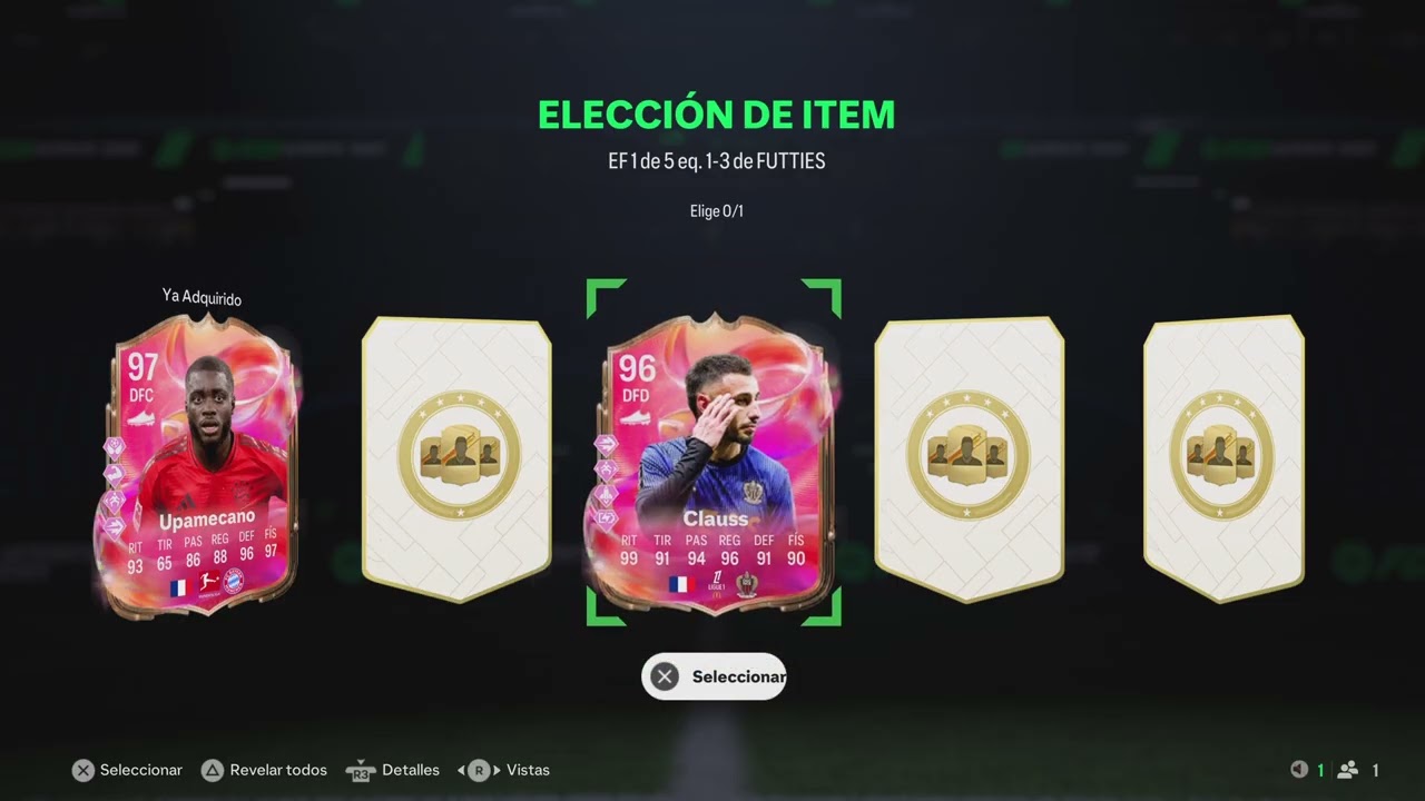 PICK FUTTIES EQUIPO 1-3