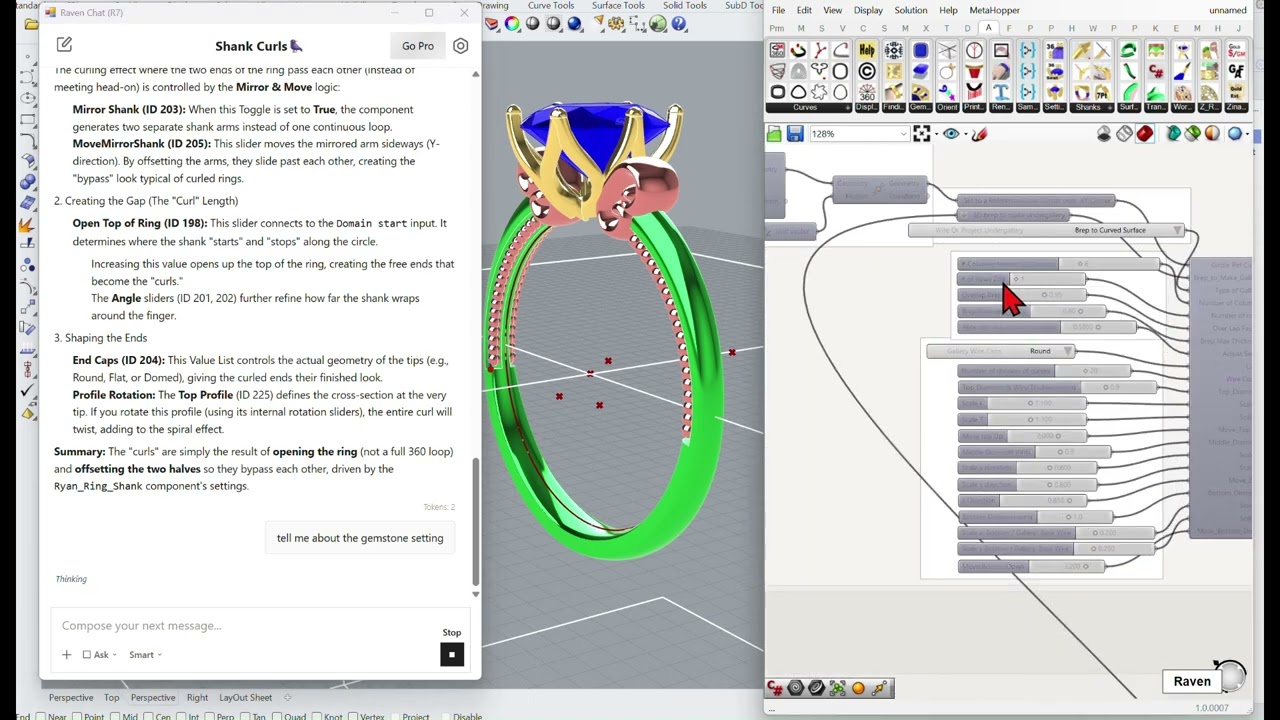 Using Raven to Learn and Explain AlgoJewels