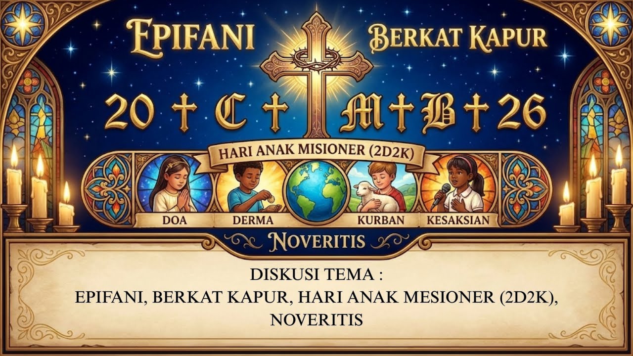 EPIFANI, BERKAT KAPUR, HARI ANAK MISIONER (2D2K), NOVERITIS / Angga Satya Bhakti, M.Hum.