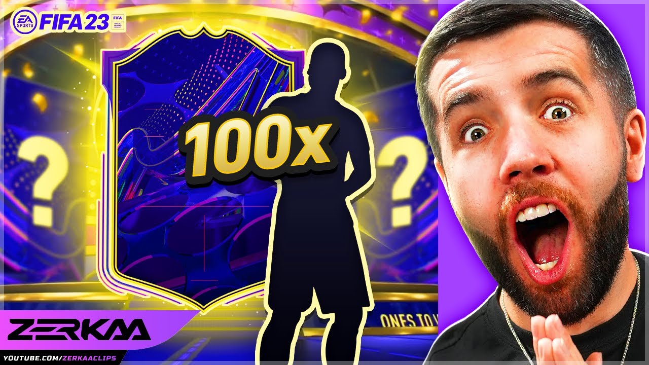 I OPENED 100 GOLD UPGRADE PACKS FOR ONES TO WATCH!