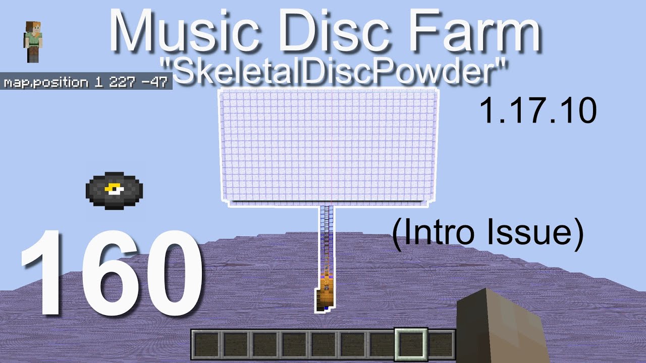 How to build a Music Disc Farm (1.17.10) - Minecraft Bedrock Tutorials(160)