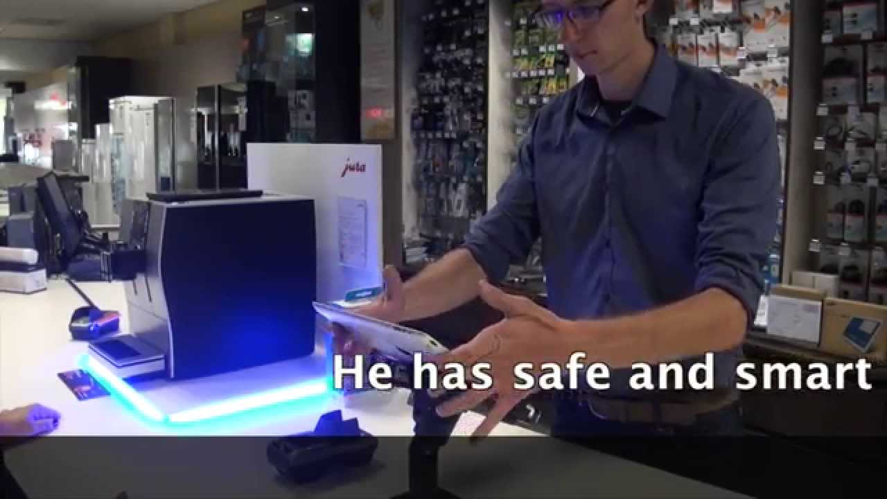 Gripzo iPad POS mount for assisted sales applications  - Gripzo