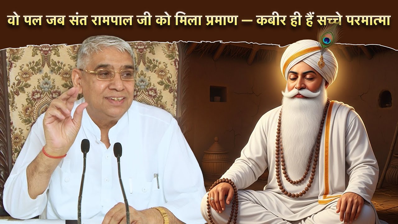 वो पल जब संत रामपाल जी को मिला प्रमाण — कबीर ही हैं सच्चे परमात्मा | Sant Rampal Ji Satsang